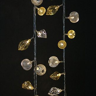 Mains Amira Lantern and leaf LED String Light Chain