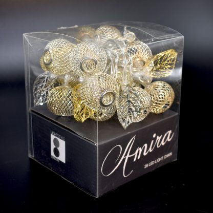 Mains Amira Lantern and leaf LED String Light Chain - Image 2