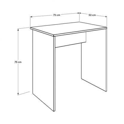 Laptop Desk - Light Oak - Image 3