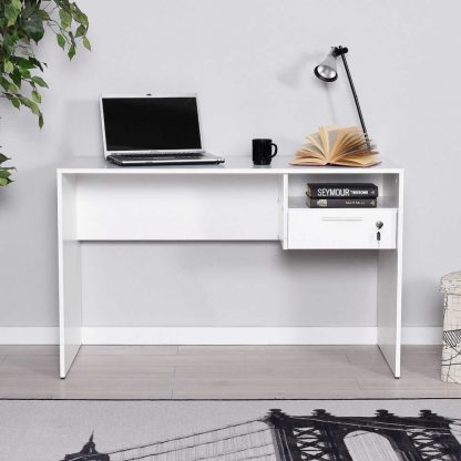 Office Desk with Lockable Drawer - Image 8