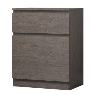 Stora Modern 1 Door 1 Drawer Multi-Storage Unit - Rustic Oak