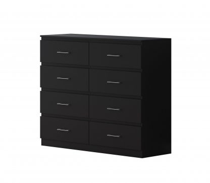 Tromso 8 Drawer Chest - Matt Black - Image 5