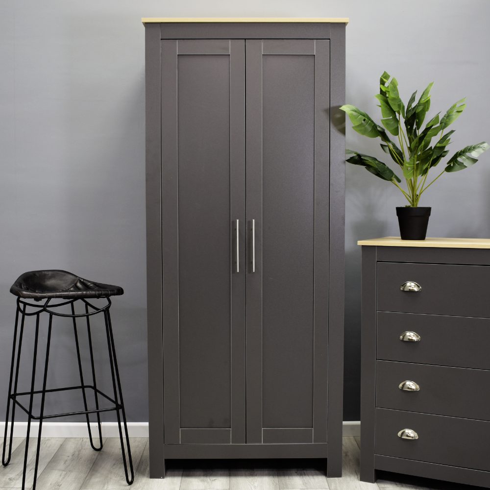 Charcoal clearance grey wardrobe