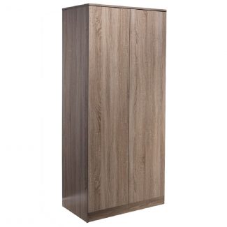 Stora Modern 2 Door Wardrobe - Rustic Oak