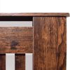 Rustic Brown Radiator Cover Grill Cabinet. Small - Internal Width 70cm. - Image 3