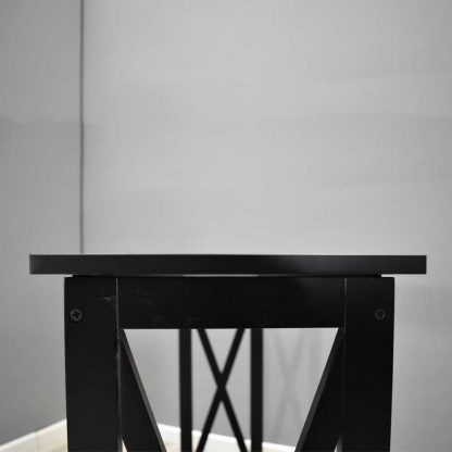Matt Black Console Hallway Table - Image 4