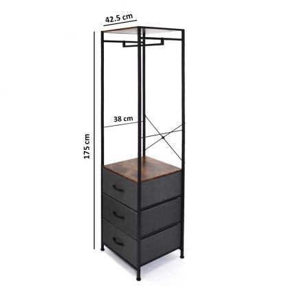 Industrial Urban Design Coat Storage Rack - Image 4