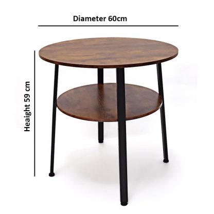 Industrial Urban Design Coffee Table Lamp Table - Image 4