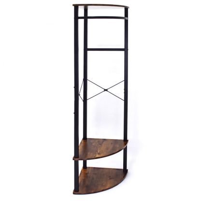 Industrial Design Corner Hallway Storage Hanging Rack - Image 2