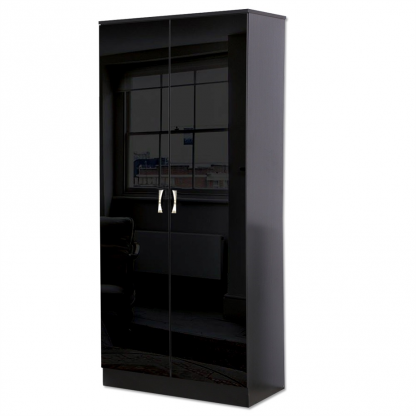 Chilton Black Gloss 3 Piece Bedroom Set - Image 2