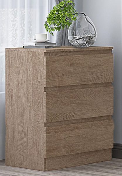Stora Rustic Oak 3 Piece Bedroom Set - Image 3
