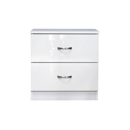 Chilton White Gloss 3 Piece Bedroom Set - Image 4