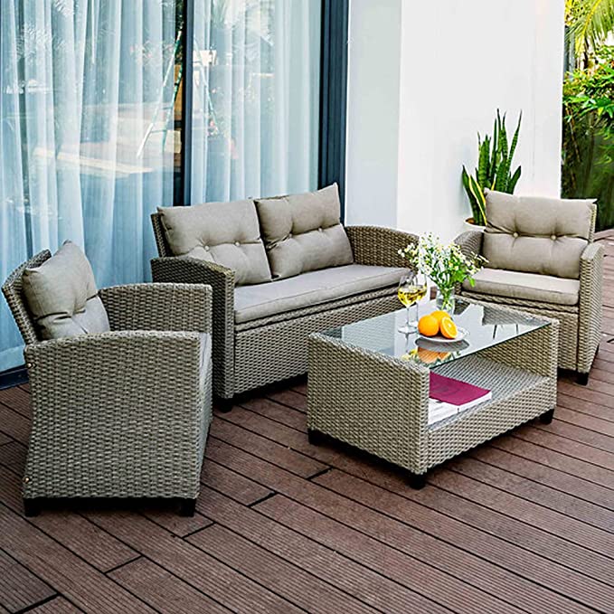 Outdoor rattan furniture sets best sale