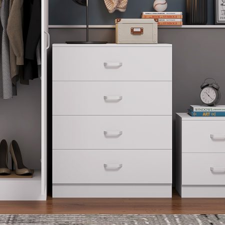 Tunis 4 Drawer Chest Of Drawers Matt White